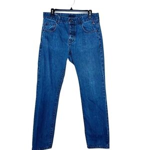 Jack & Jones Jeans Men’s Size 33x30* Straight Leg Dark Wash Button Fly Classic